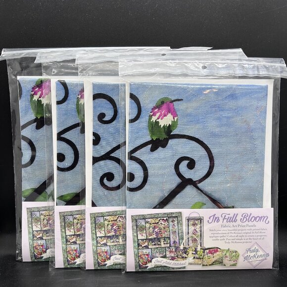 McKenna Ryan In Full Bloom “Sugar Fix” (4 Quantity) Fabric Art Print Panel - Picture 1 of 4